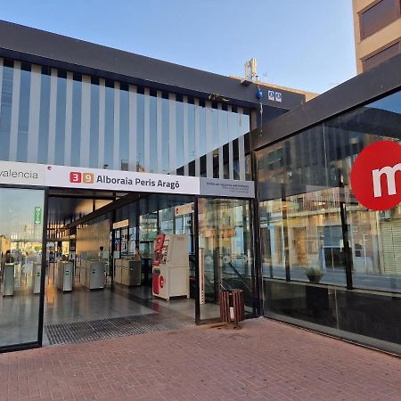 Casa 12 Pax Metro Alboraya Valencia Villa Luaran gambar
