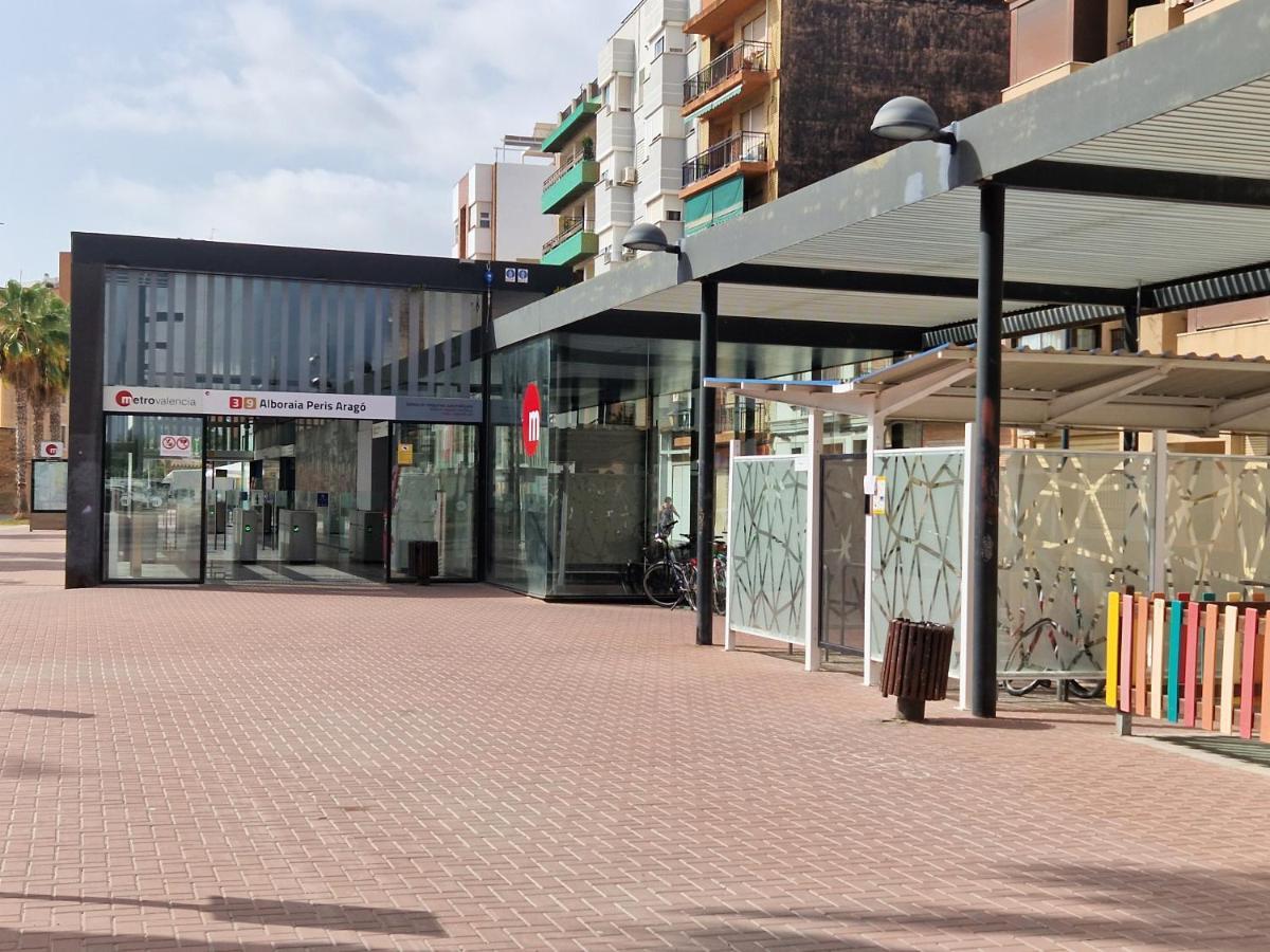 Casa 12 Pax Metro Alboraya Valencia Villa Luaran gambar